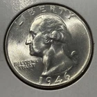 1946 D Silver Washington Quarter Uncirculated