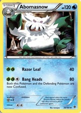 Abomasnow 26/101 Plasma Blast Pokémon Card TCG