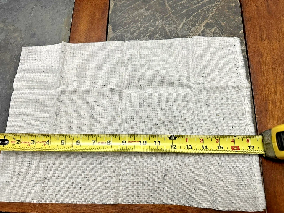 Heatherfield 26 count WHITE BIRCH linen 12 X 17 " cross stitch needlework HTF - Image 4 of 4