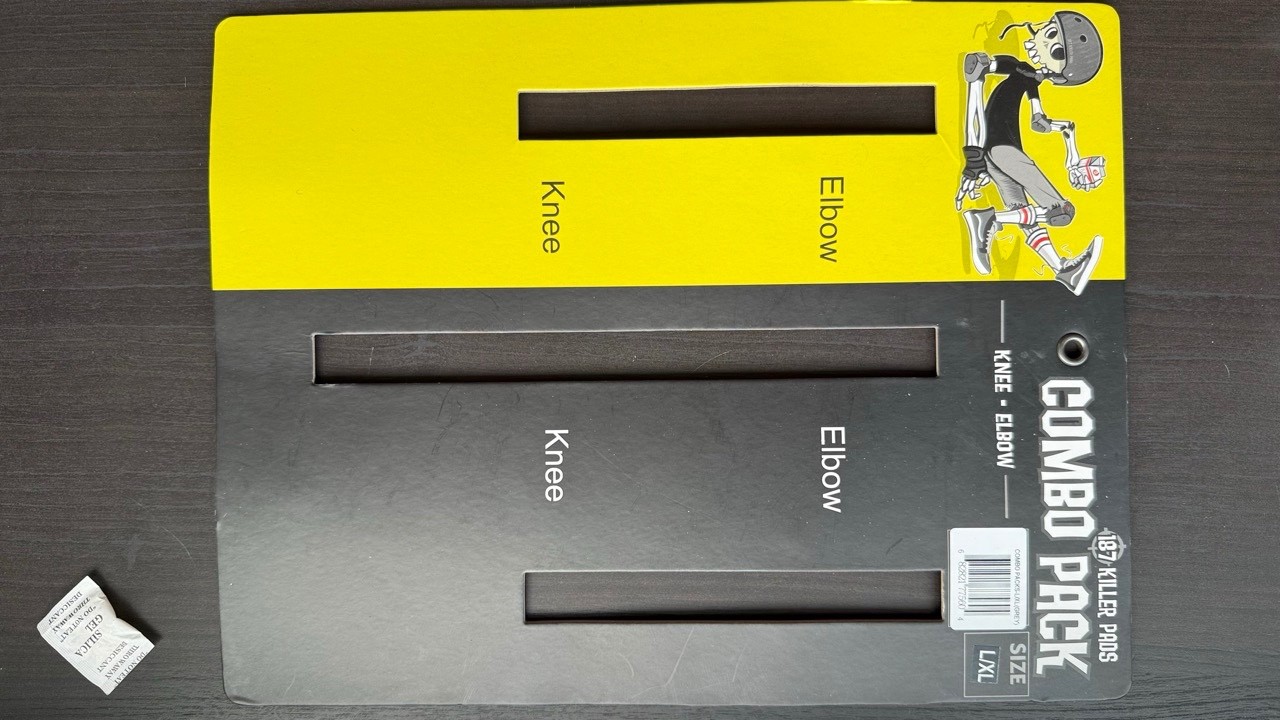 Wrist Guards, Knee & Elbow Padding Set | Adult Size L/XL | 187 Killer Pads Combo