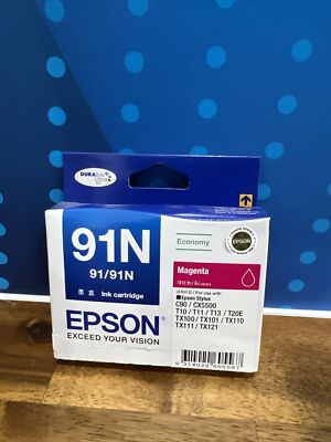 Epson 91N Genuine Economy Capacity Magenta Ink Cartridge (BNIB) | eBay