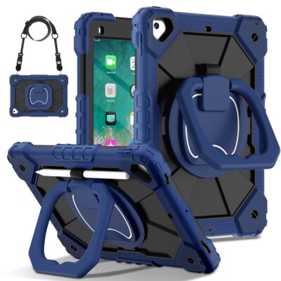 Kids-Proof Rotating Stand Case For iPad 10th 9th 8th 7th 5th Gen Pro 11'' M4 /M5