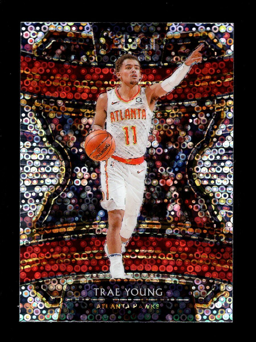 2019-20 SELECT HYBRID CONCOURSE SILVER PRIZM #33 TRAE YOUNG ATLANTA HAWKS