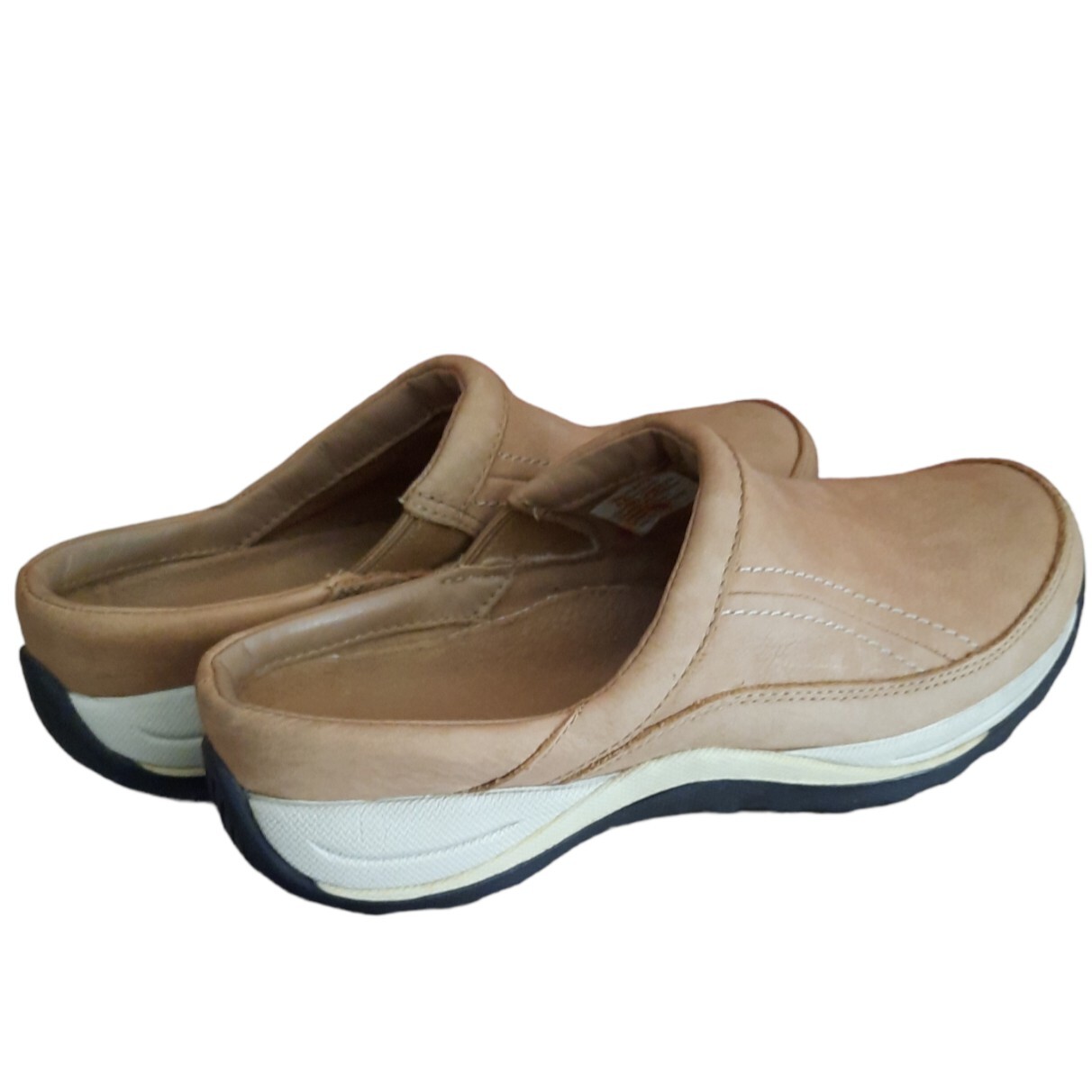 LL Bean Women’s Tan Suede SlipOn Round Toe Mules Clogs Shoes Size 8 Medium eBay