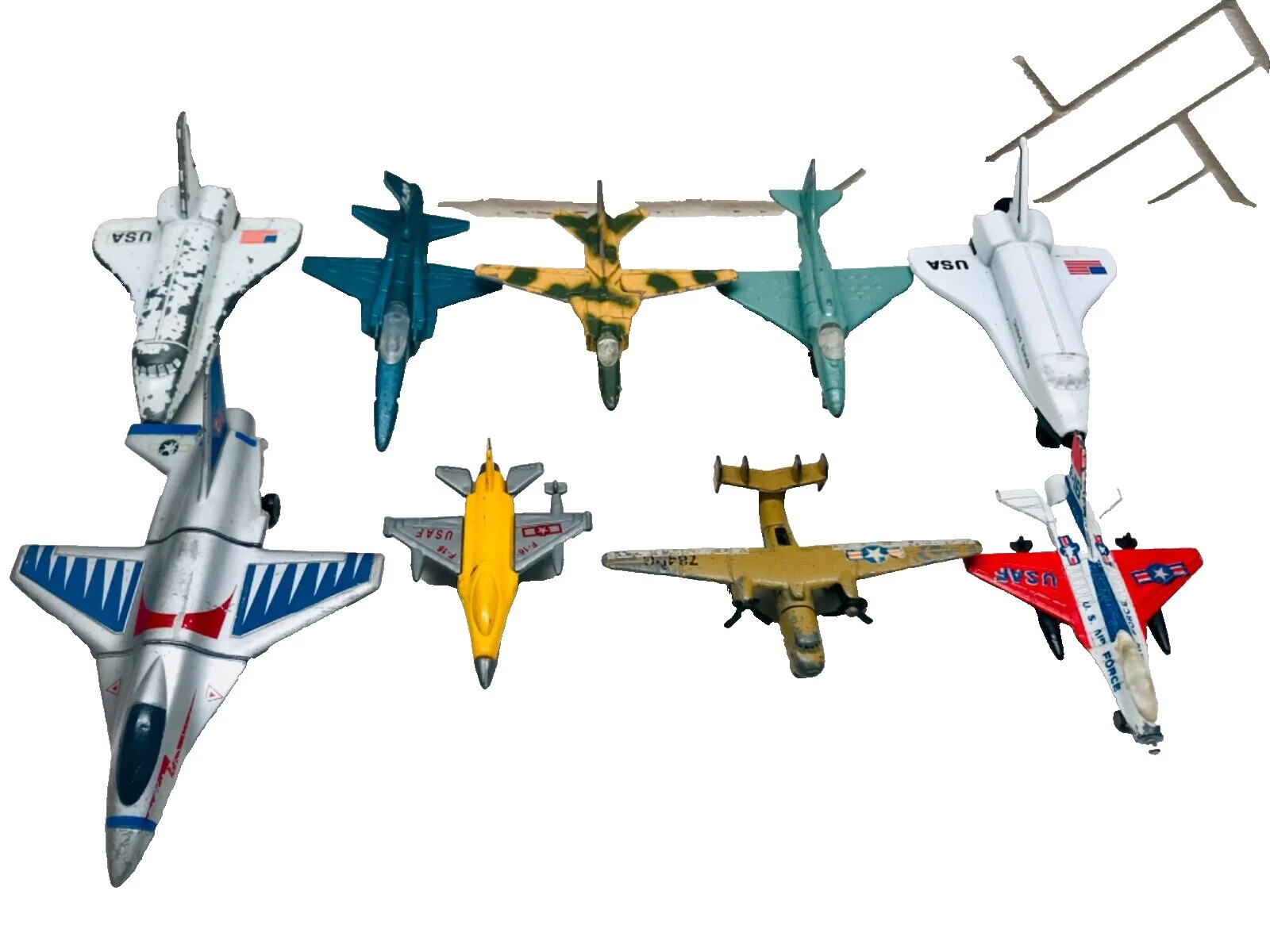 1980 año del vehículo Vintage fabricación Diecast aviones y naves espaciales