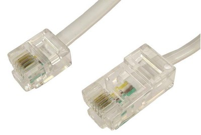 20 RJ11 6p4c Crimp Plug Ends ADSL VDSL Cable Connector Plug Telephone 4Pin Cat3