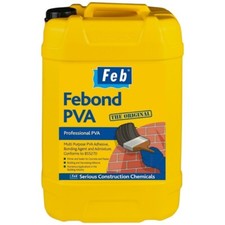 25L FEB FEBOND PVA THE ORIGINAL PRIMER SEALER ADMIXTURE ADHESIVE PLASTER 25LTR