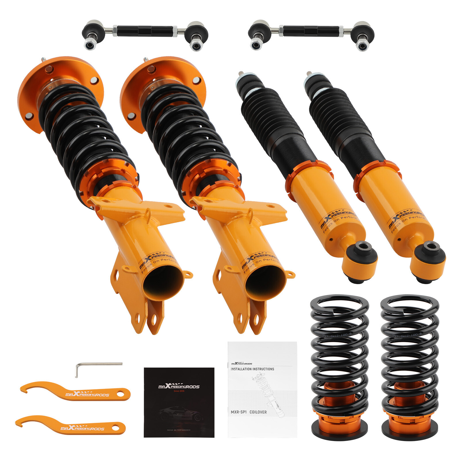 Coilovers Suspension Kit for Ford Mustang GT S197 2005-2014 5th. Drop links