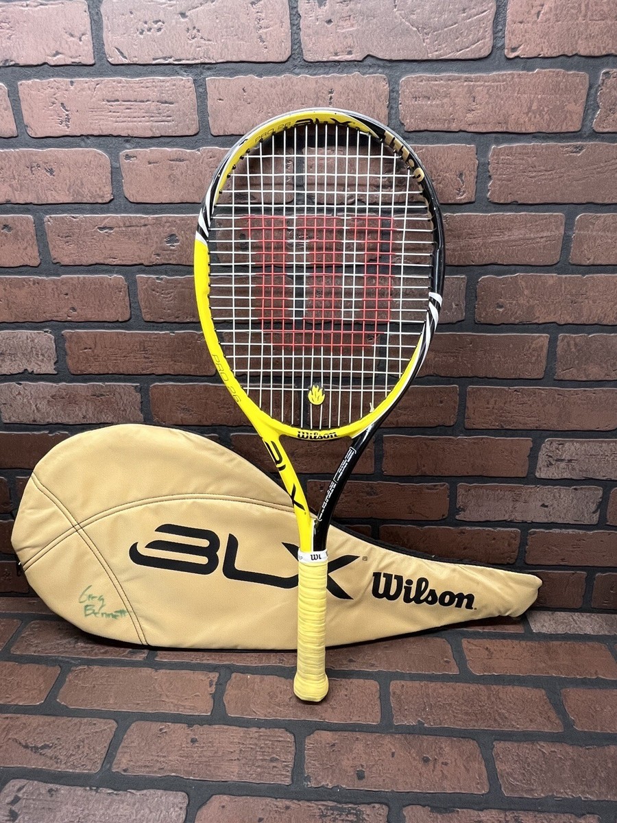 Wilson BLX Pro 26 Tennis Racket Racquet 4 L0 w Case Yellow