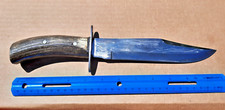 Bowie Knife Hunting custom steel antler