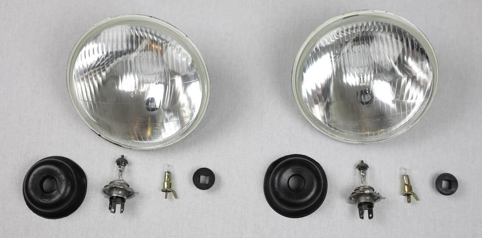 2x Scheinwerfer VW T2 Bus Bj 67-79 US Umrüstung EU Volkswagen T2a T2b headlight - Bild 2 von 3