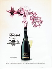 Publicité Advertising 028  2009  champagne Freixenet Brut Cordon negro