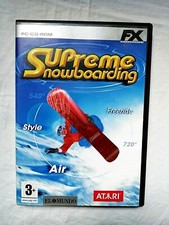 Supreme Nowboarding Pc-Cd-Rom Ataris Video Games