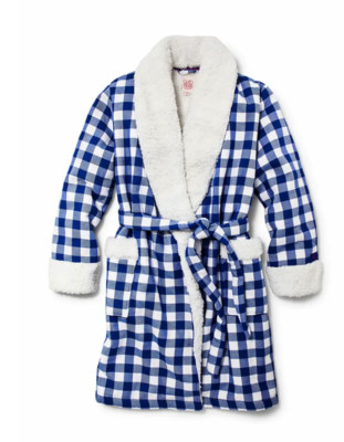 *NEW*  LADIES GINGHAM ROBE  ~  SIZE MEDIUM ~ Bath & Body Works ~ SHIPS FREE!
