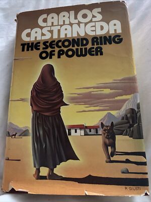 1977 1st Printing Ed. The Second Ring of Power Carlos Castañeda Don Juan HC/DJ