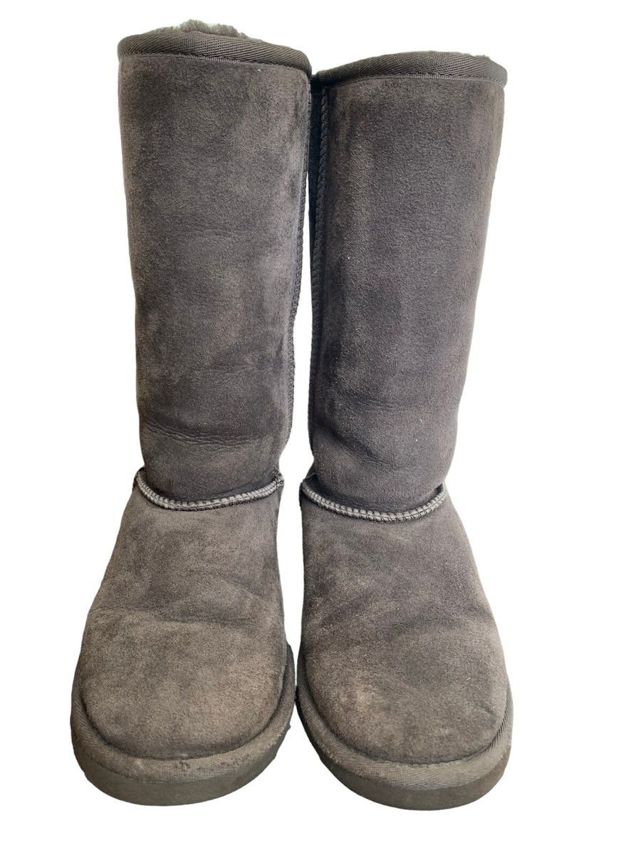 UGG Australia Kid's Classic Tall Chocolate Brown Sheepskin Boots