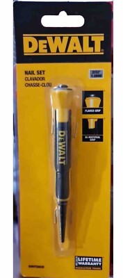 (2 Pack) *BRAND NEW* - DEWALT 2/32 in. Bi-Material Nail Set
