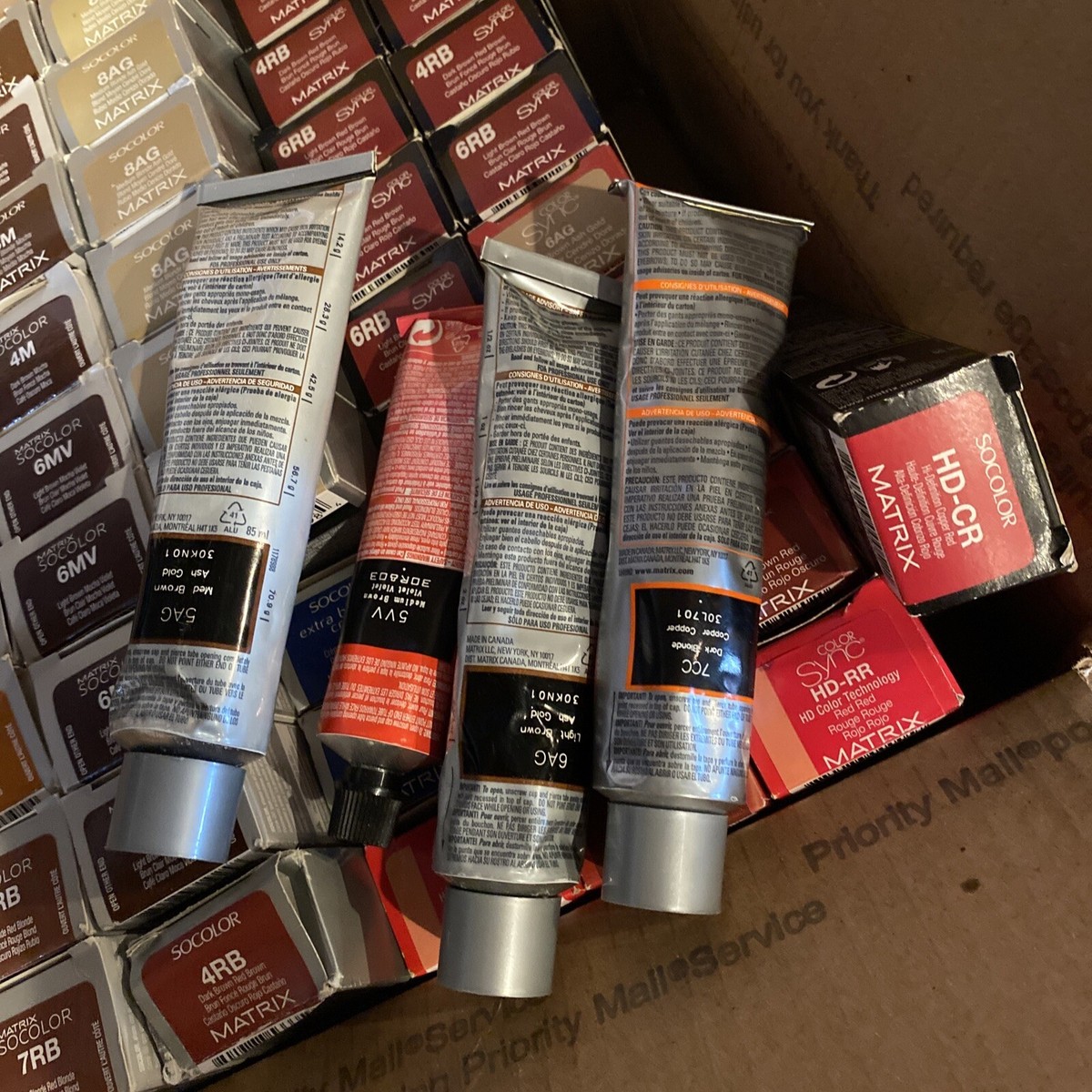Lot 55+ Matrix Hair So color Socolor Tube 5BR 6BR 4BR 6RB 6C 8C 9M