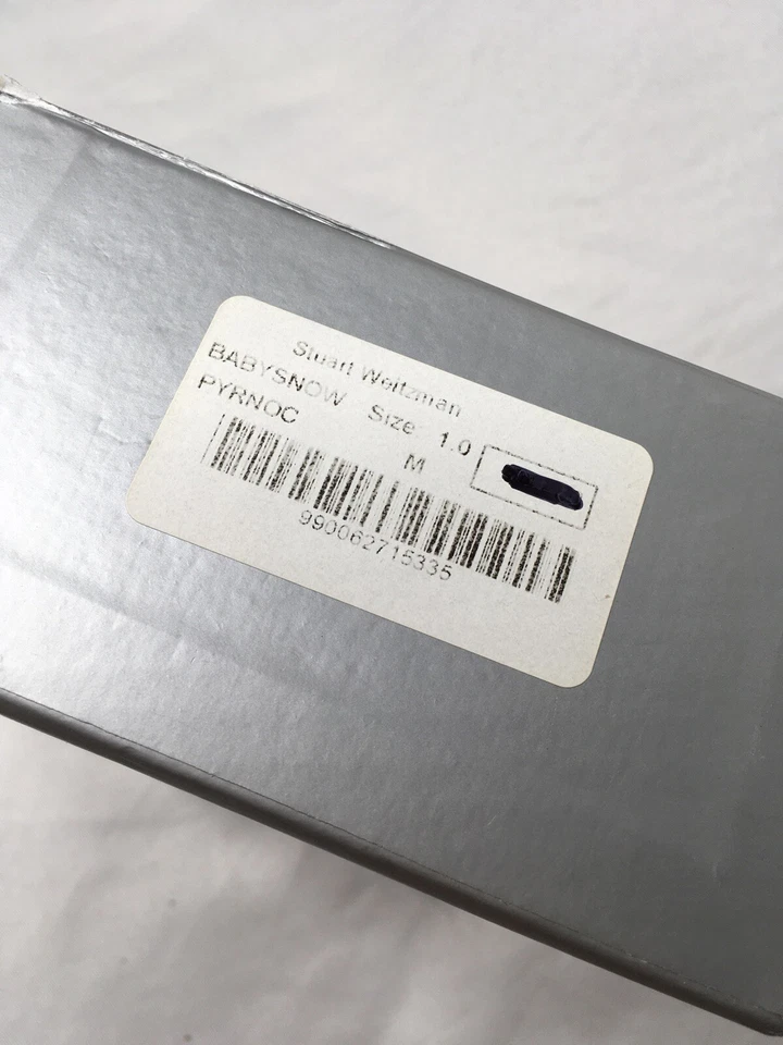 My First Stuart Weitzmans Bebé Botas de Nieve Niñas 'VANCE' 6 semanas-3 meses Piel Negra  Foto 3 de 4