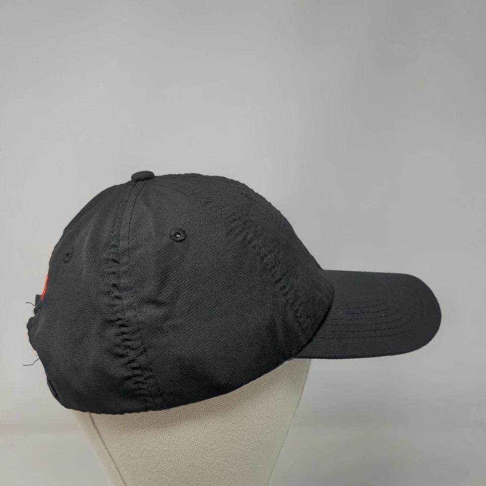 Sombrero FMC Strapback Pinnacle Negro OSFA Bordado Agujeros Ventilados En Blanco Antigua Foto 4 de 4