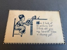 Vintage Greetings Post Card Early 1900's made in USA