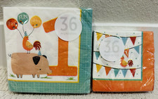 New Barnyard Fun Farm Animal Kids Birthday Party 72 Paper Napkins
