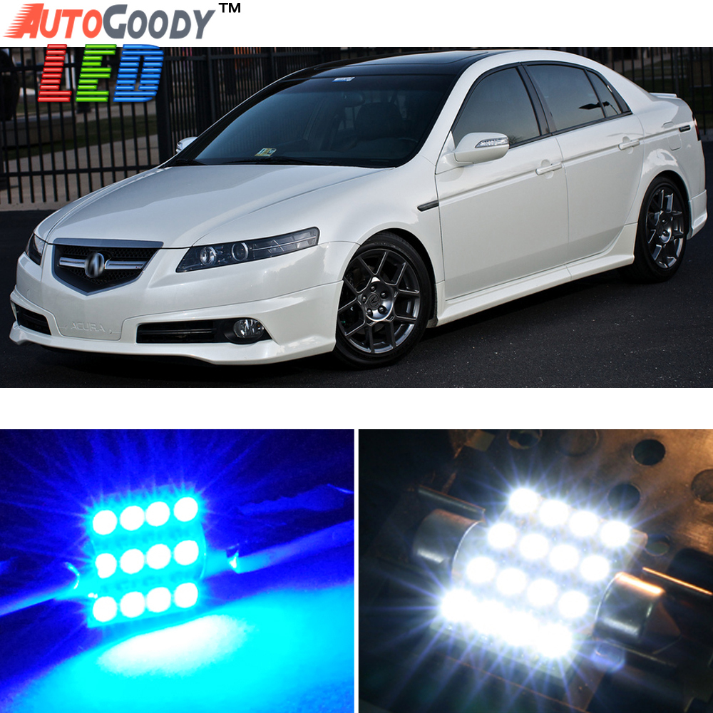Kit 12 Luci LED Bianche 6000K Per Acura TL 2004-2008 – Super Luminose Con Strumento Di Installazione - 2