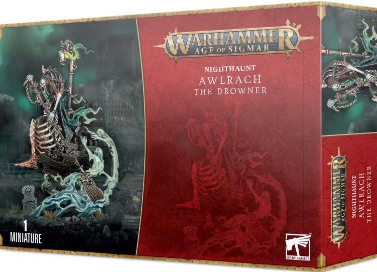 Awlrach the Drowner figurine de modélisme à peindre pour soirées jeux Warhammer Age of Sigmar