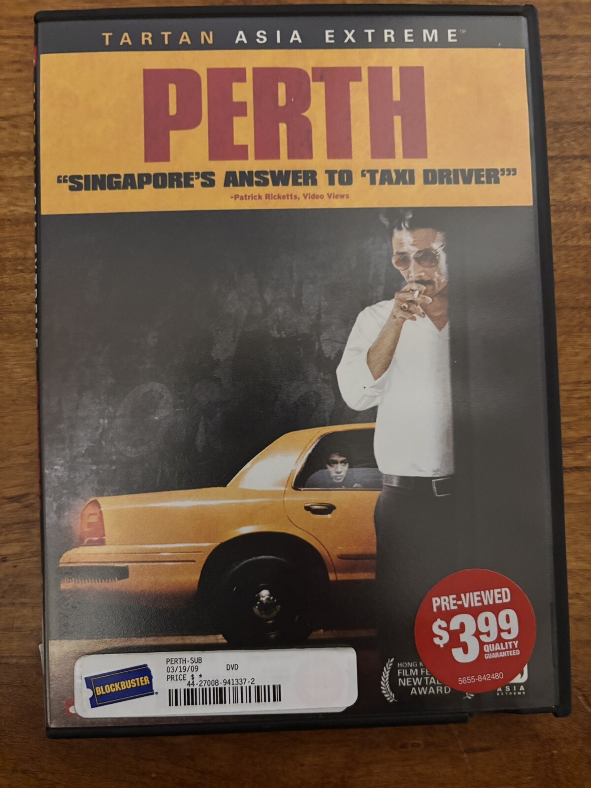 DVD Perth Tartan ASia Extreme Lim Kay Tong Juan Foo Damon Chua Region 1 Singapor