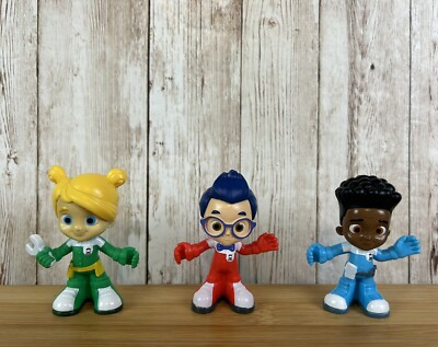 Mighty Express Figures Lot of 3 Liza Max Nico Spin Master 2'' Character Toys