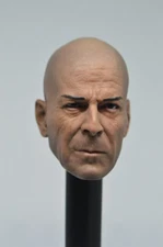 Bruce Willis Head Sculpt Custom 1/6 Scale for 12" action figure