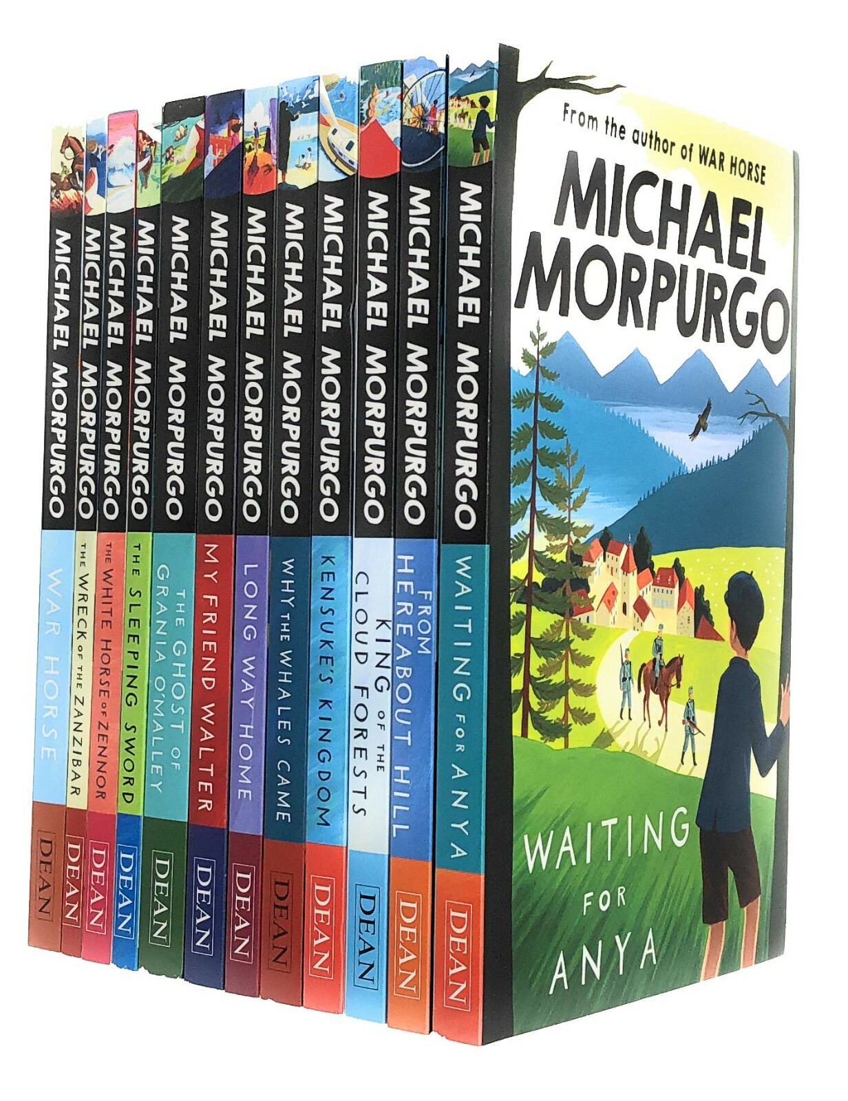 Michael Morpurgo 12 Books Collection Set Waiting for Anya, Hereabout Hill NEW