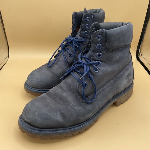 Timberland Mens Blue Suede 6-Inch 