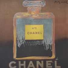 1980s Andy Warhol Signed Limited Edition Lithograph - Chanel