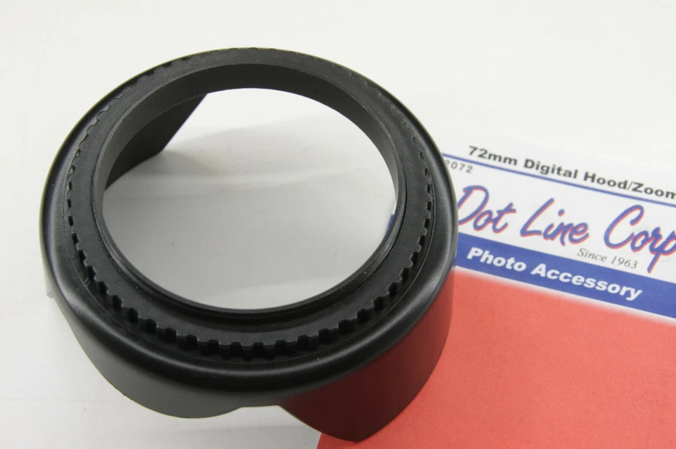 Dot Line Corp - S-K 72 mm campana digital/pantalla zoom - flor de plástico - NOS - C1159 Foto 2 de 2