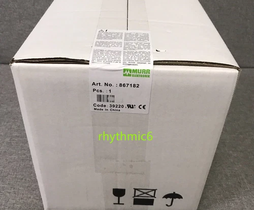 Nuevo transformador MURR 867182 entrega rápida FedEx o DHL - Imagen 1 de 1
