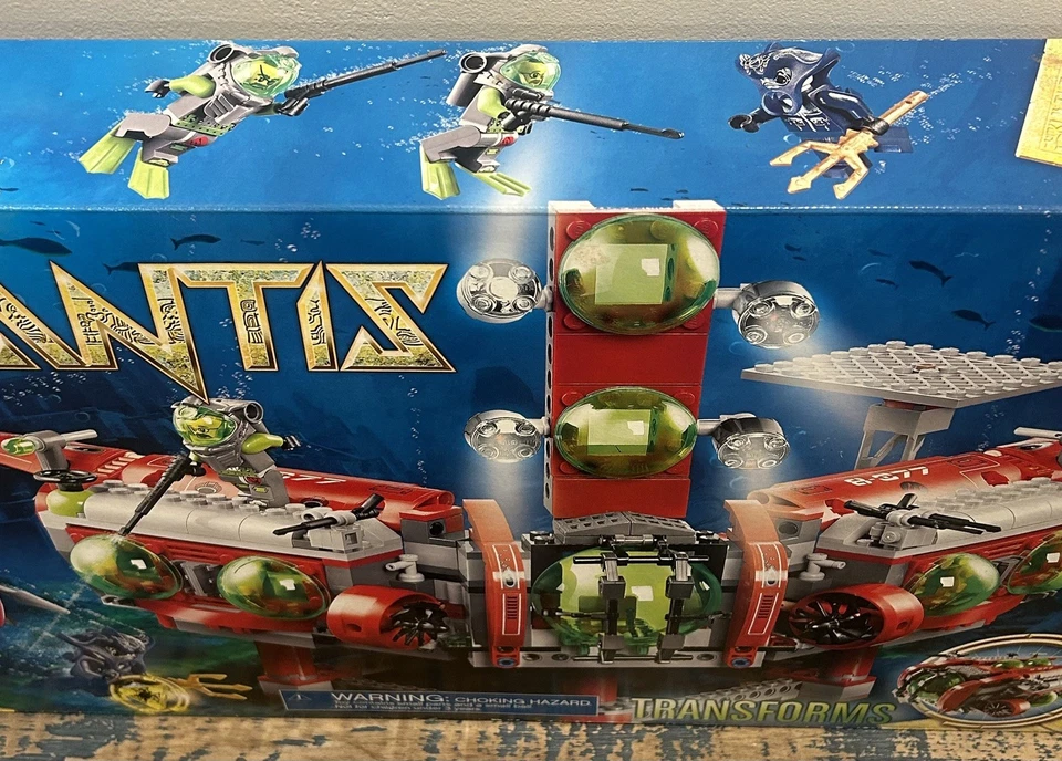 LEGO 8077 Deep Sea Rescue Team Base Atlantis Exploration HQ New Factory Sealed - Image 2 of 3