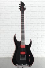 Schecter Sunset-6 ET Red Dawn Electric Guitar - Gloss Black