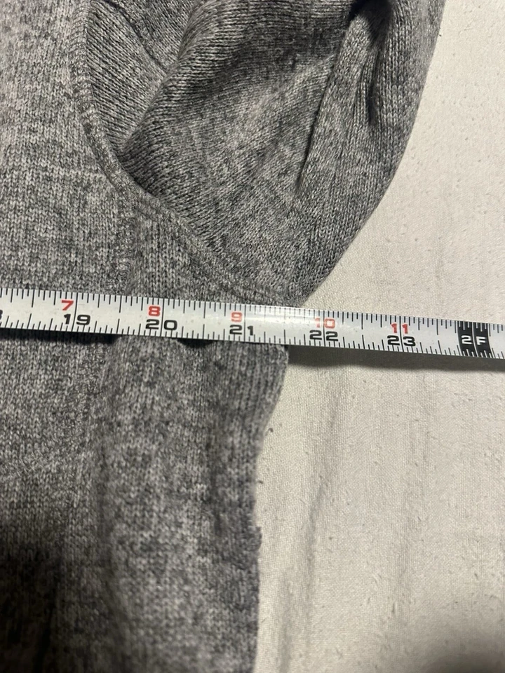 LL BEAN Sweater Fleece Full Zip Jacket Men's M Reg Slightly Fitted Gray #504938 - Image 2 of 4