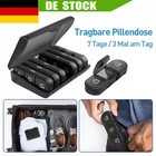 Tablettenbox 7 Tage Morgens Mittags Abends, Medikamentenbox 3 Fächer Deutsch DE