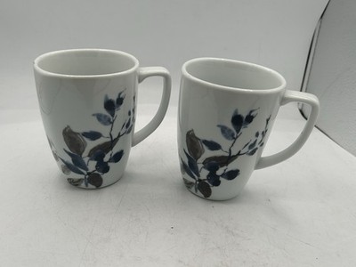 Set of 2 Corelle Coordinates - Kyoto Night - Coffee/Tea Cups Mugs Retired