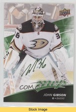 2017-18 Upper Deck MVP Green Script John Gibson #147 READ 1o7y