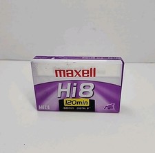 Maxell Hi8 Digital8 Video Tape 60/120min Cassette Blank Sealed