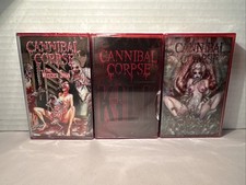 NEW CANNIBAL CORPSE 3 Cassette - KILL , The Wretched Spawn , Worm Infested 2023