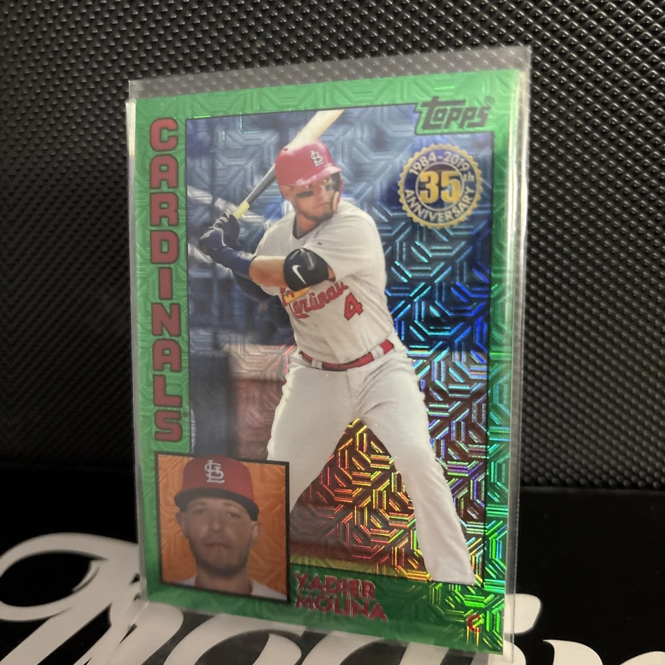 2019 Topps Silver Pack Green #61/99 Yadier Molina St. Louis Cardinals - Image 2 of 4