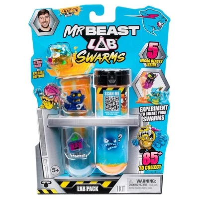 MOOSE Mr Beast Lab Swarms Atomic Series Test Tube 5-Pack 5 Micro Beast Inside - Sealed
