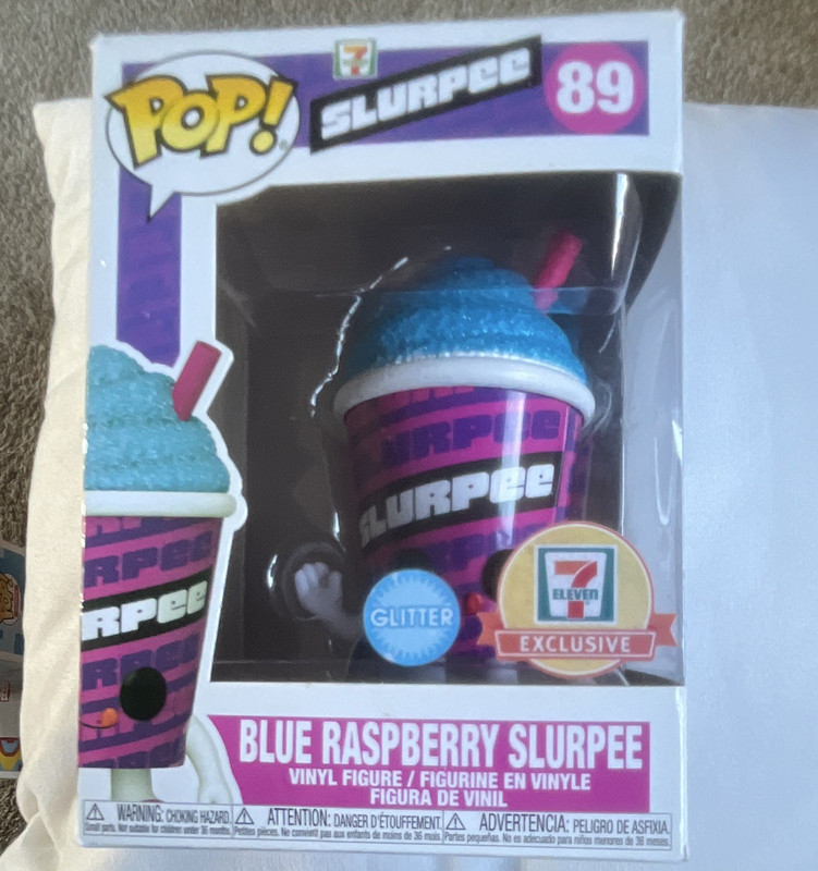 Funko Pop! Blue Raspberry Slurpee #89 Vinyl Figure Glitter 7-Eleven Exclusive