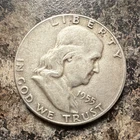 1955 Franklin Half Dollar 50C US Coin - Business Strike Philadelphia KM#199