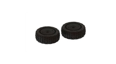 ARRMA dBoots 'Katar B 6S' Kompletträder schwarz, (2) für Typhon 6S - ARA550058