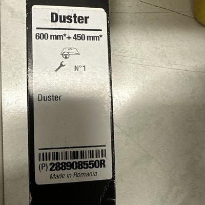 DACIA DUSTER WINDSCREEN WIPER NEW GENUINE 288908550R 600MM 450MM PAIR